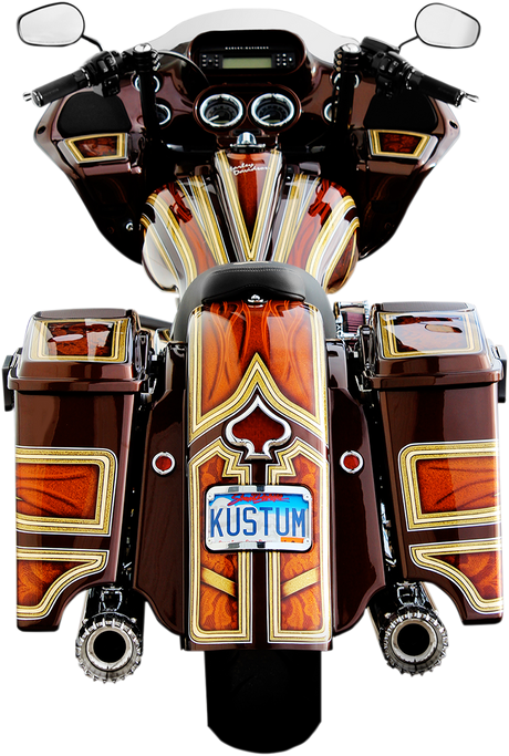 The One Rear Fender - Frenched - Black - Steel 2009 - 2023