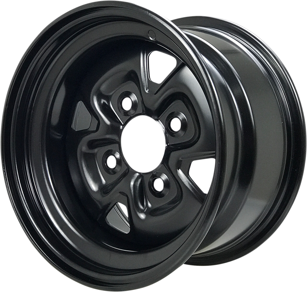 Steel Wheel - Black - 12x7 - 4/110 - 2+5