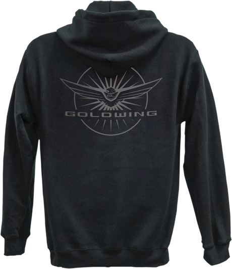 Goldwing Burst Zip Hoodie - Black - 2XL