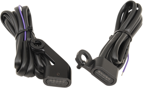 LED Handlebar Marker Lights - Black/Smoke 2009 - 2019