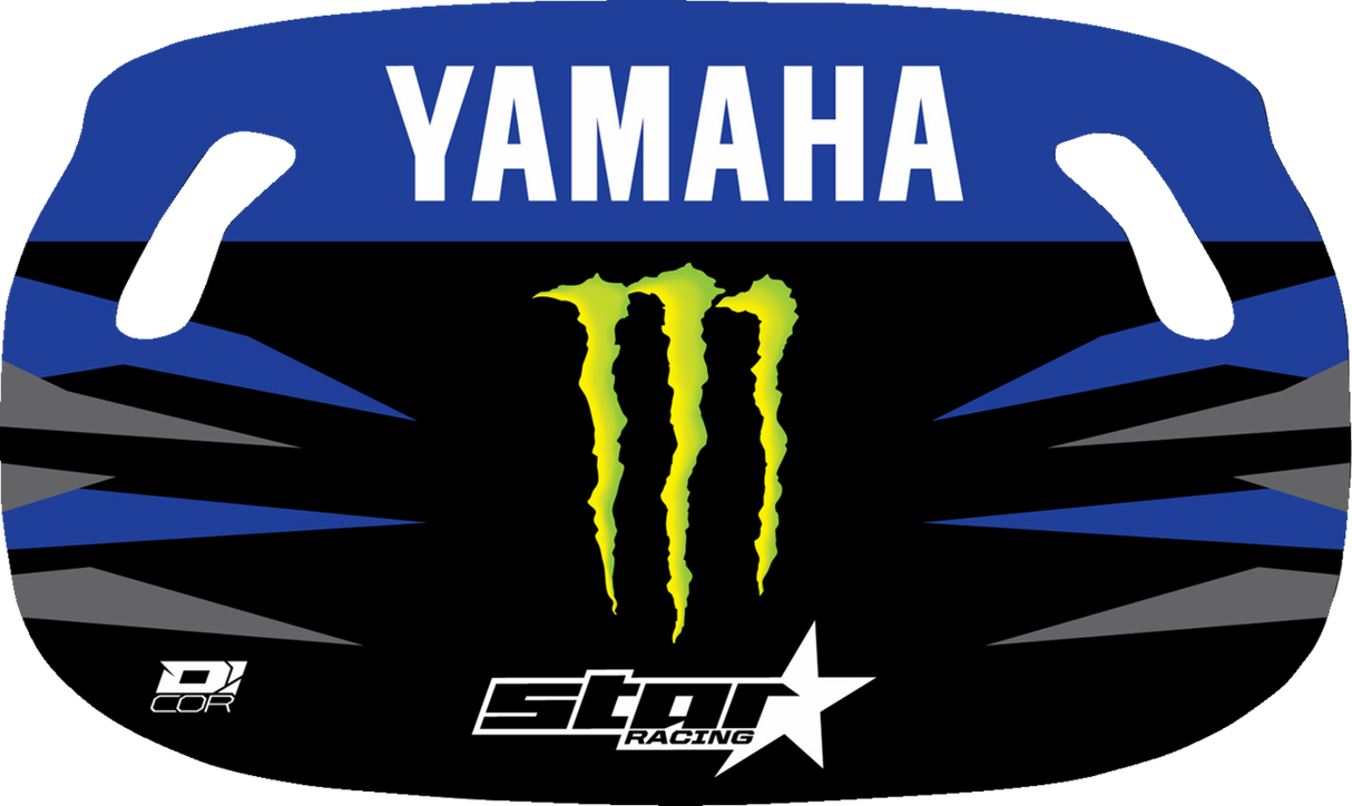 Pit Board - Black/Blue - Monster Energy Logo