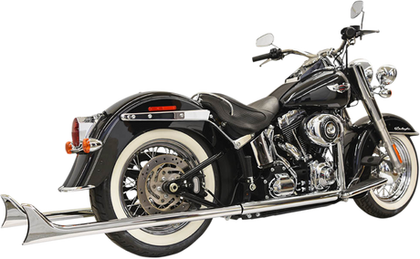 Fishtail Exhaust - 39\" - Softail 2007 - 2017