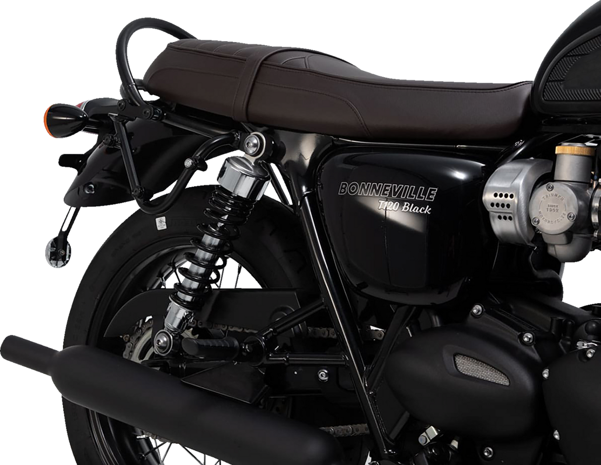 SysBag Side Bag System - Black - Triumph T100/T120 \'16-\'24 2016 - 2024