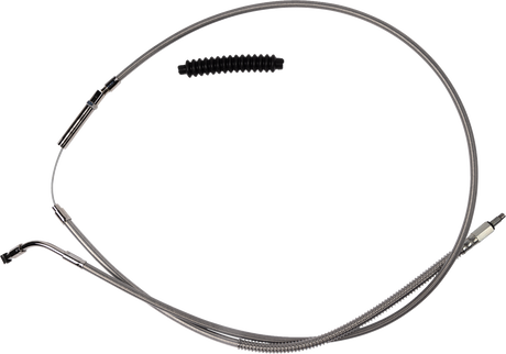 High-Efficiency Stainless Steel Clutch Cable for Harley-Davidson - +8\" - \'23-\'24 FLTRXSE 2023 - 2024