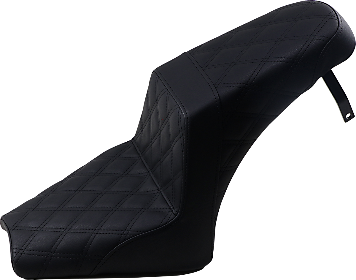 Step-Up Seat - Full Lattice Stitch - Black - Scout Bobber 2018 - 2022