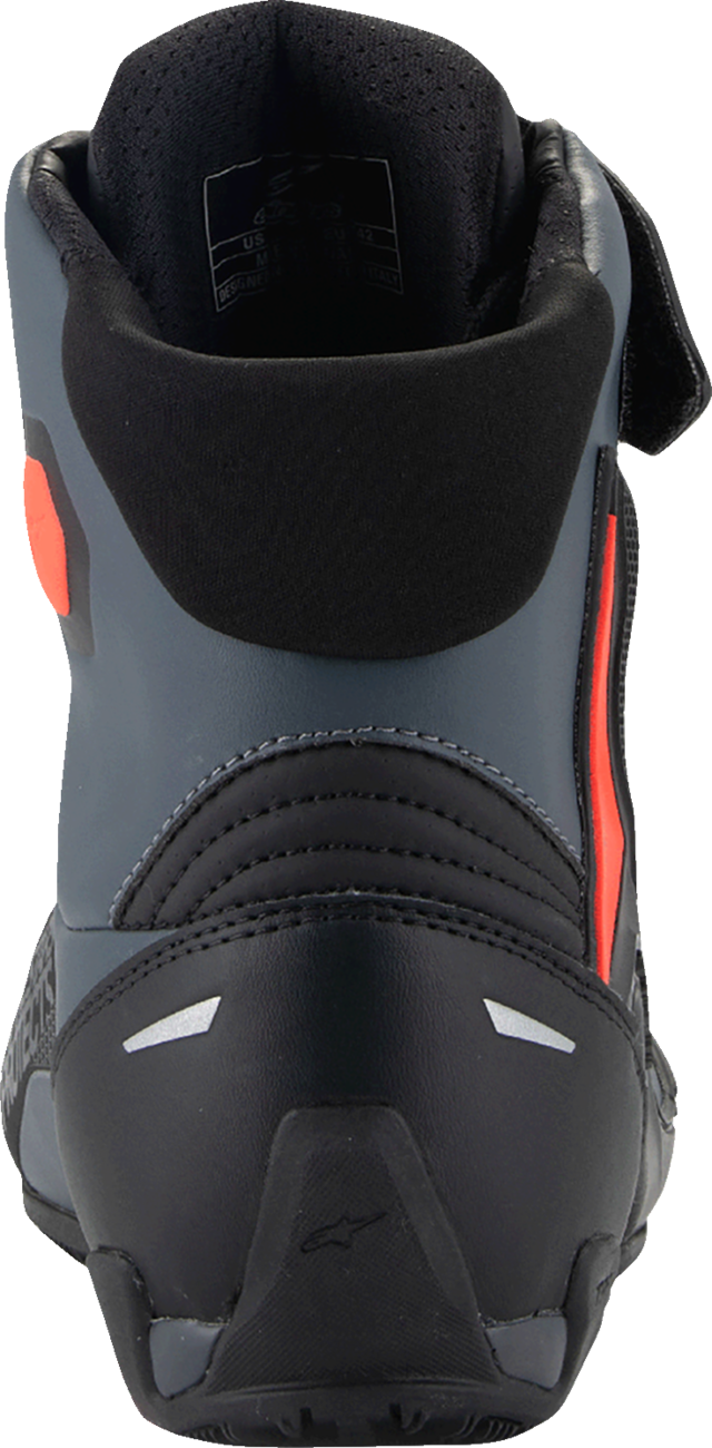 Faster-4 Shoes - Black/Gray/Red - US 9