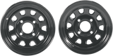 Delta Steel Wheel - Front/Rear - Black - 14x7 - 4/110 - 5+2 1987 - 2023
