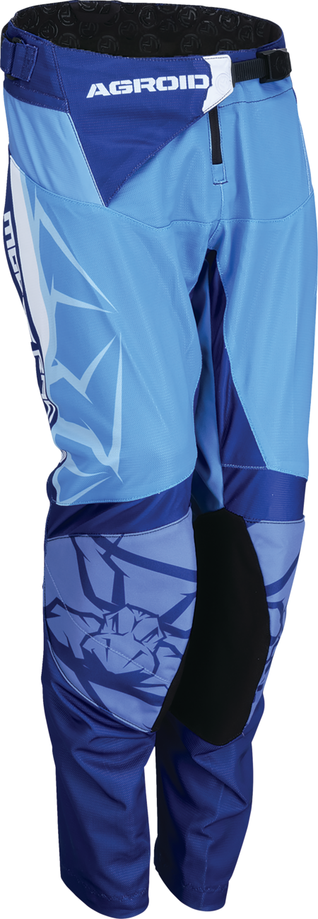 Youth Agroid Mesh Pants - Blue/White - 24