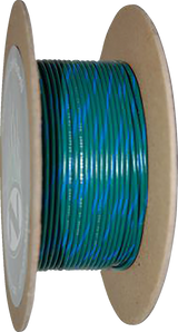 100\' Wire Spool - 20 Gauge - Green/Blue