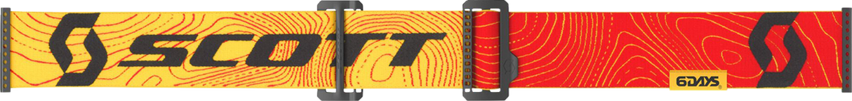 Prospect Goggle - 6DAYS® Spain - Red/Yellow - Yellow Chrome Lens