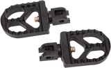 Serrated Footpegs - Black - Short 2018 - 2023