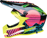 Youth F.I. Helmet - Vaporwave - MIPS® - Black/Pink/Yellow - Medium