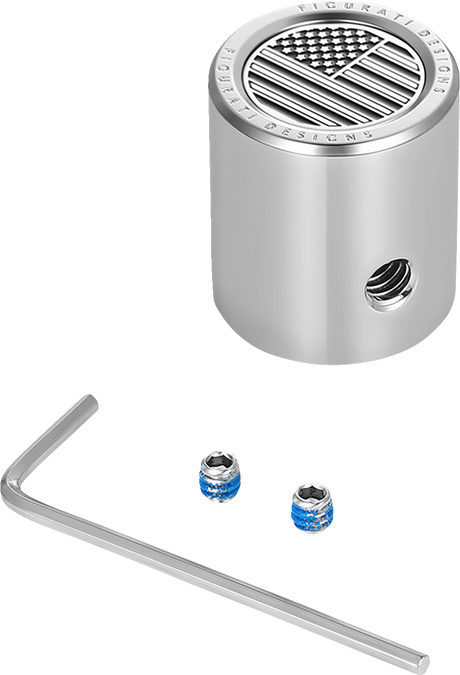 Heel-Toe Shifter Cover - American Flag - Stainless Steel 1982 - 2022