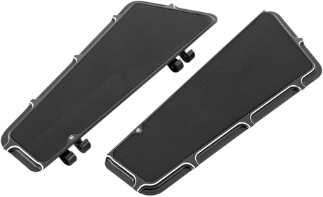 Driver Floorboards - Black - Beveled 1980 - 2022