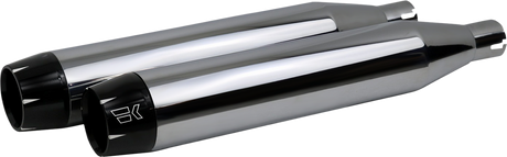3-1/2\" Slip-On Mufflers - Chrome 2018 - 2022