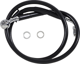 Brake Line - +6\" - Black - \'18-\'22 Softail 2018 - 2023