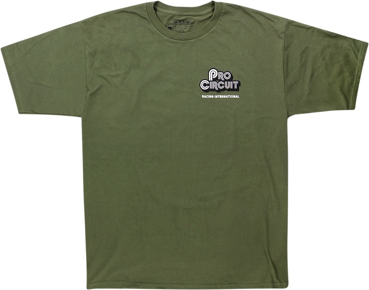 Pit Bike T-Shirt - Green - 2XL