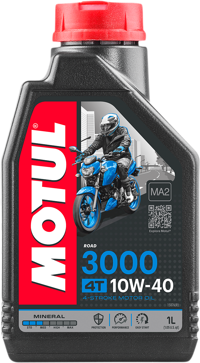 3000 Mineral 4T Engine Oil - 10W-40 - 1L