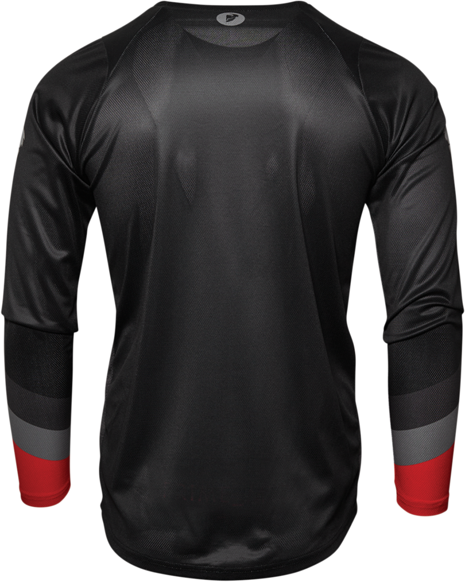 Assist Long-Sleeve Jersey - Black/Heather Gray - XL