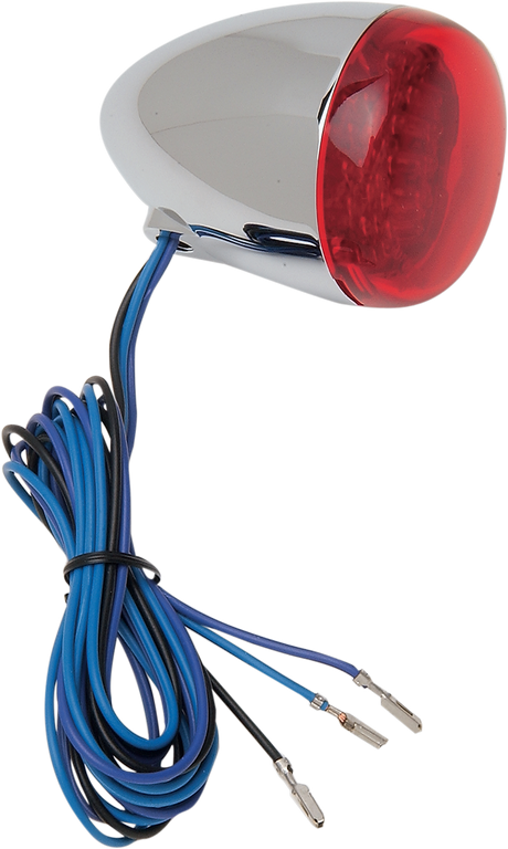 LED Turn Signal - Chrome/Red