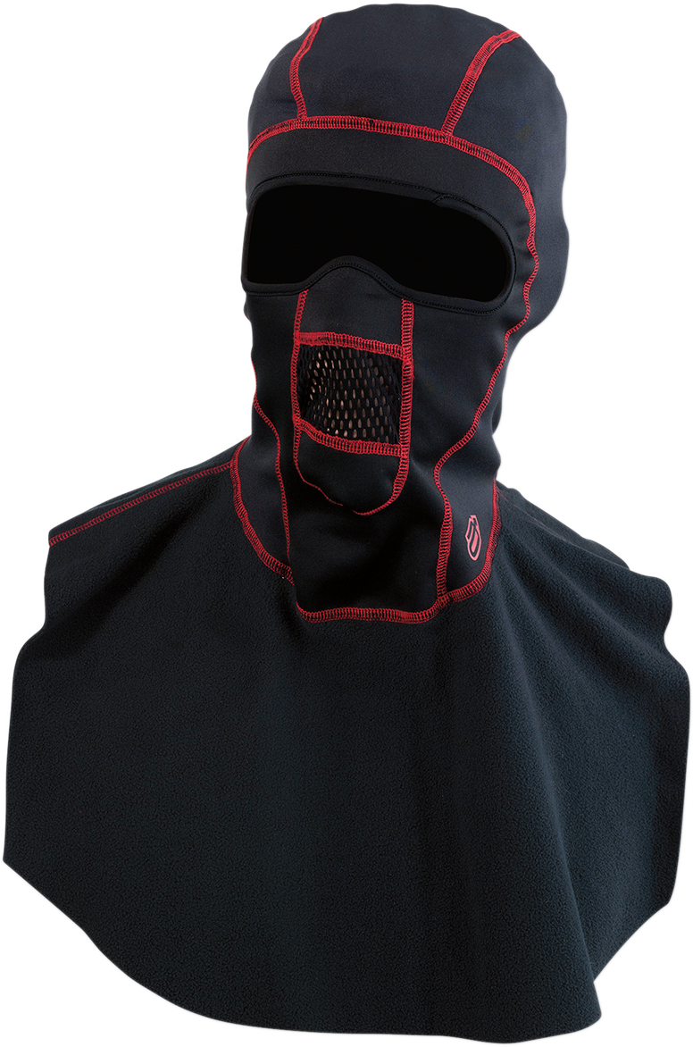 Windshield® Balaclava with Dickie - Black/Red - Large/XL
