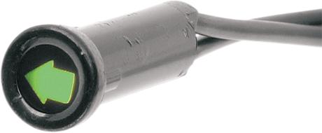 Snap-In Indicator Light - Turn - Black Bezel