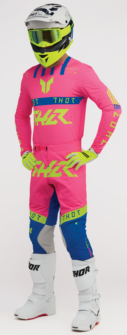 SPORTMODE Flite Neon [LE] Pants - Neon Pink/Blue - US 30