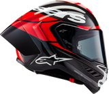 Supertech R10 Helmet - Element - Carbon/Red/White - Large