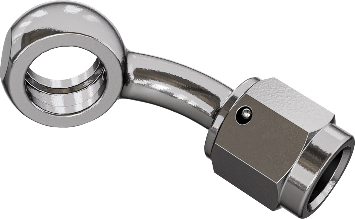 Banjo Adaptor - 45° - w/AN3 Female Tread