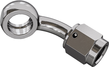 Banjo Adaptor - 45° - w/AN3 Female Tread