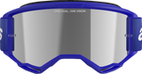 Vision 3 Goggle - Wordmark - Blue - Silver Mirror Lens