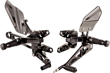 Adjustable Rearset - Black - Aprilia 2017 - 2021