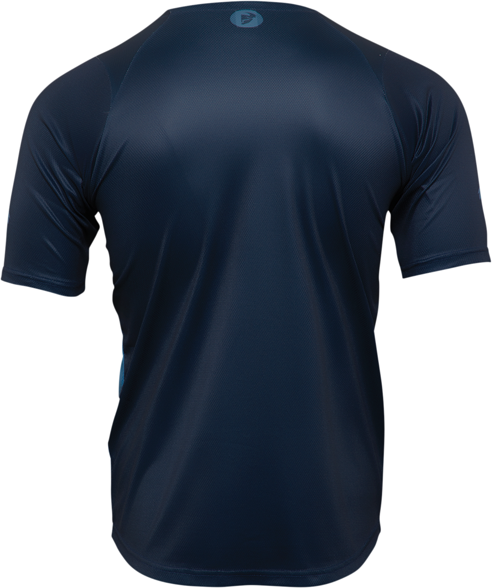 Assist React Short-Sleeve Jersey - Midnight/Teal - XS