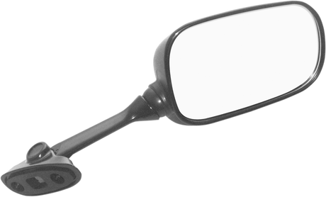 Mirror - Side View - Oval - Black - Right 2002 - 2003