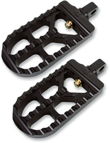 Adjustable Serrated Footpegs - Long - Black 2015 - 2023