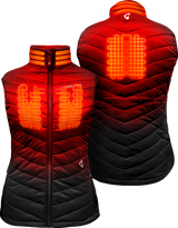 Women\'s 7V Khione Puffer Heated Vest 2.0 - Black - Small