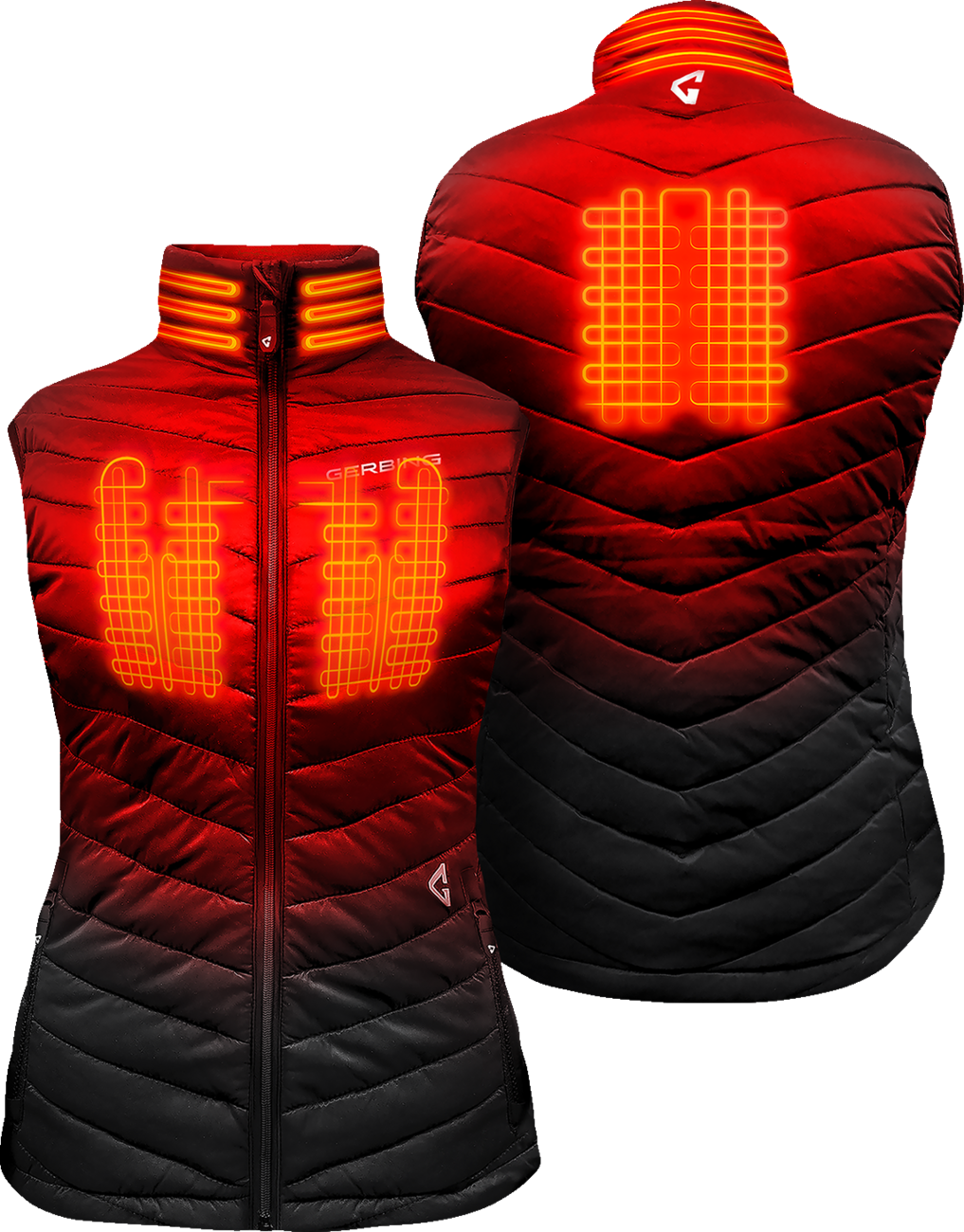 Women\'s 7V Khione Puffer Heated Vest 2.0 - Black - Large