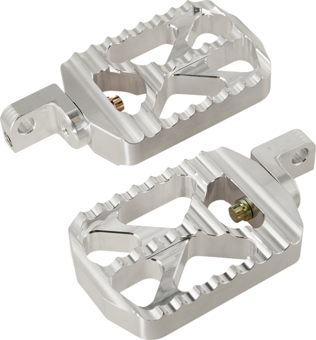 Bear Claw Footpegs - Silver - Harley-Davidson 2007 - 2019