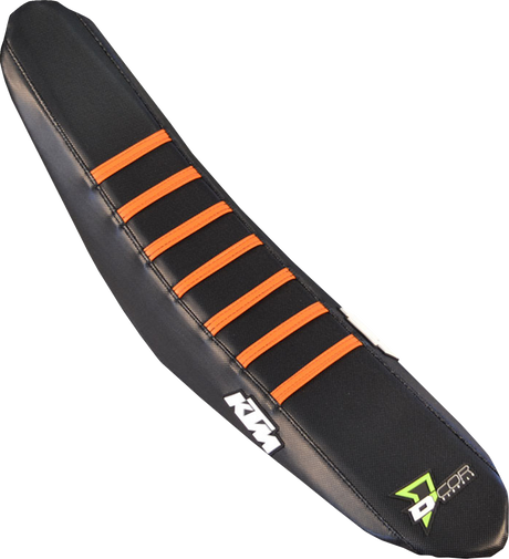 Seat Cover - Black/Orange Ribs - KTM SX \'25 2025 - 2025
