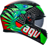 K3 Helmet - Kamaleon - Black/Red/Green - 2XL