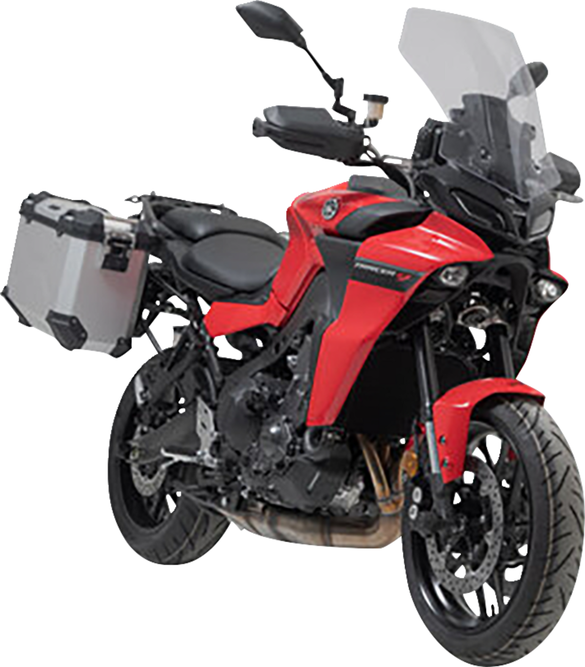 TRAX ADV Aluminum Case System - Silver - Yamaha Tracer 9 GT \'21-\'24 2021 - 2024