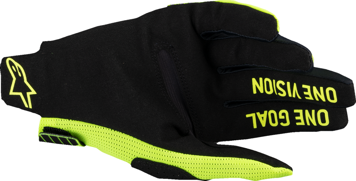 Radar Pro MX Gloves - Fluo Yellow - Large