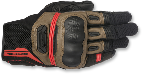 Highlands Gloves - Black/Tobacco Brown/Red - 2XL
