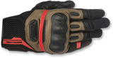 Highlands Gloves - Black/Tobacco Brown/Red - 2XL