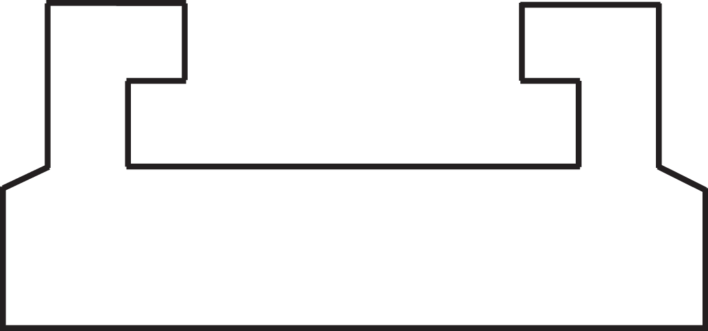 Red Replacement Slide - UHMW - Profile 25 - Length 56.89\" - Yamaha 2005 - 2010