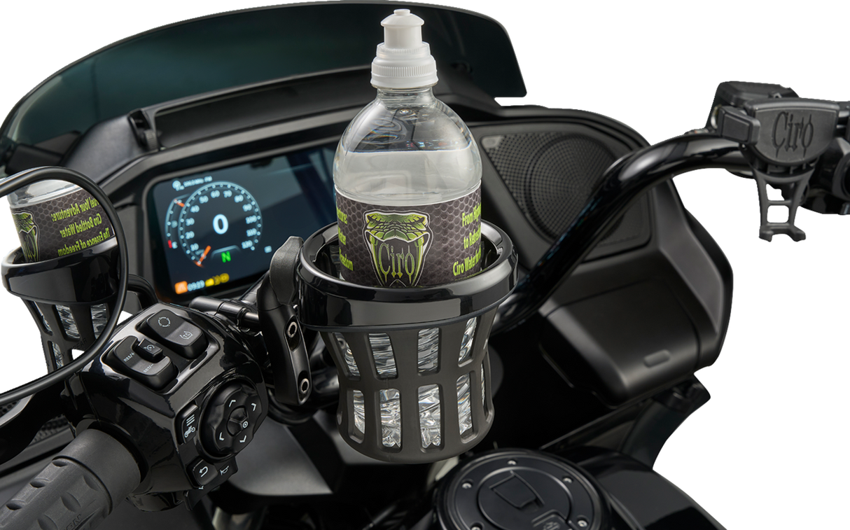 Drink Holder - Gen 2 - Black - Black 1-1/8\"/1-1/4\" Handlebar Mount