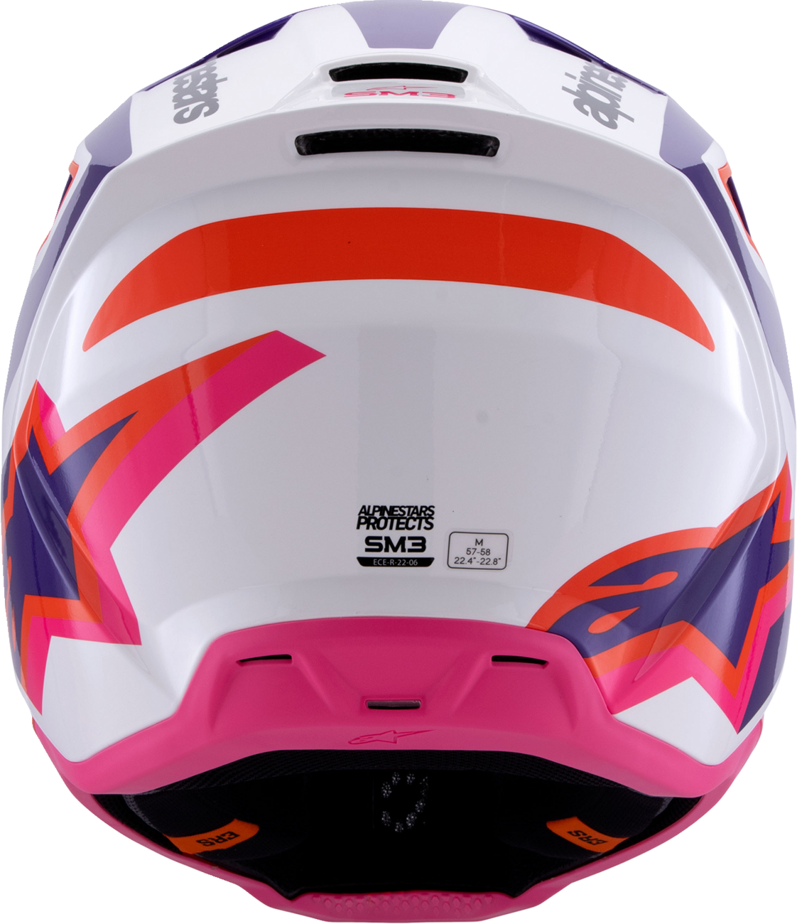 SM3 Helmet - Heat - Gloss White/Purple/Pink - 2XL