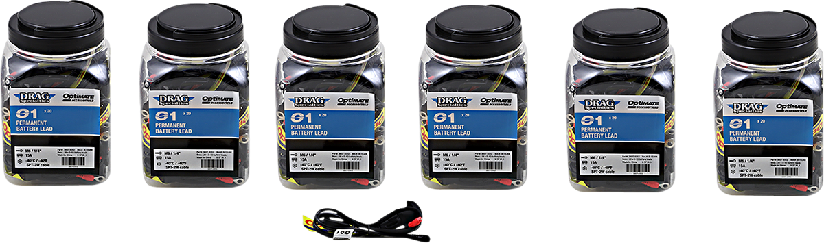 Permanent Battery Lead O-01 - Six Jars of 20