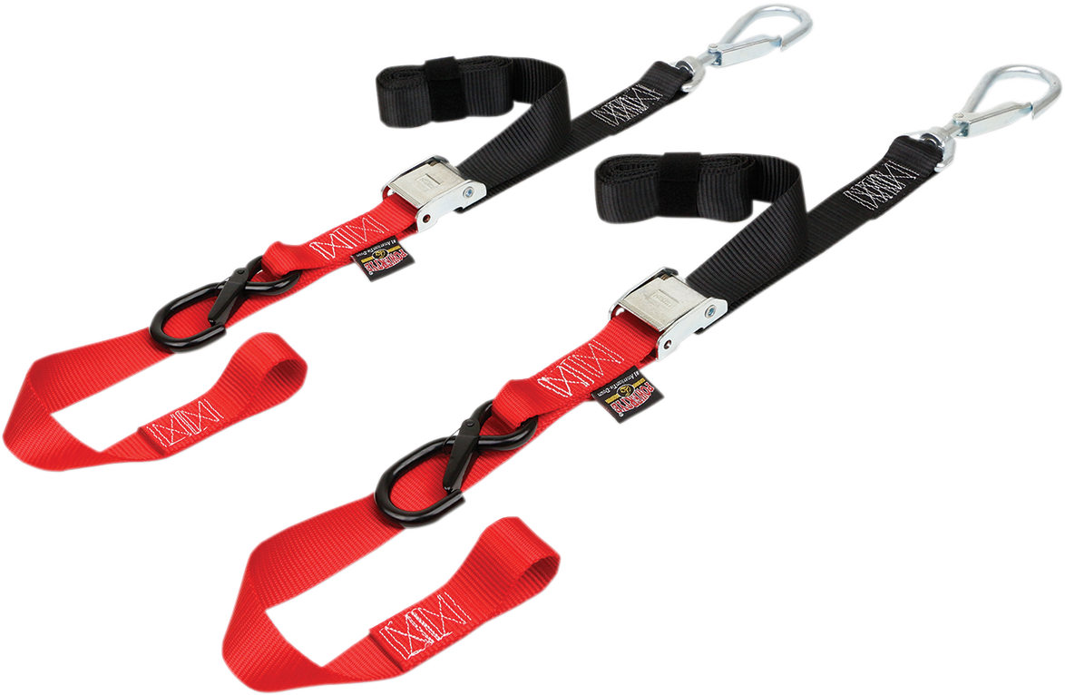 Cam Tie-Down - 1.5\" - Black/Red