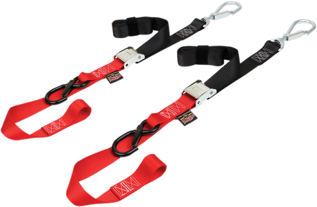 Cam Tie-Down - 1.5\" - Black/Red
